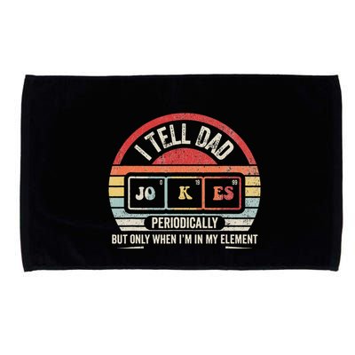 I Tell Dad Jokes Periodically Element Microfiber Hand Towel