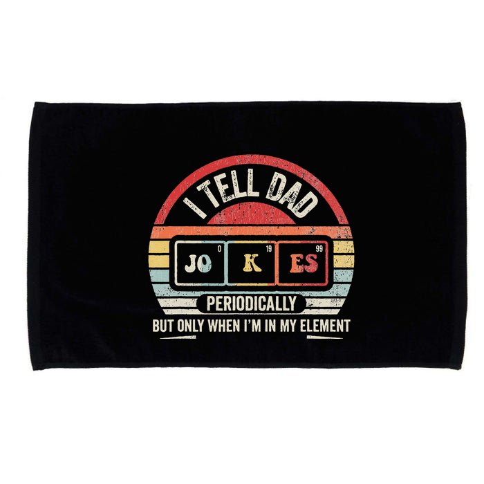 I Tell Dad Jokes Periodically Element Microfiber Hand Towel