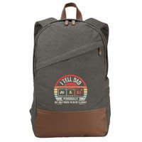 I Tell Dad Jokes Periodically Element Cotton Canvas Backpack