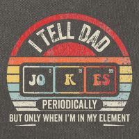 I Tell Dad Jokes Periodically Element Cotton Canvas Backpack