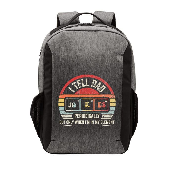I Tell Dad Jokes Periodically Element Vector Backpack