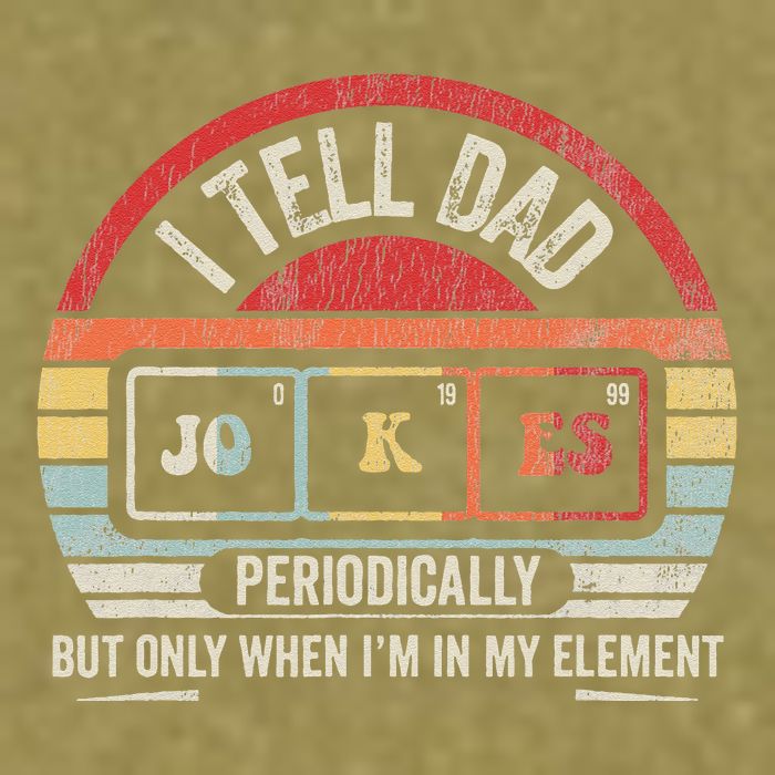 I Tell Dad Jokes Periodically Element Garment-Dyed Women's Muscle Tee