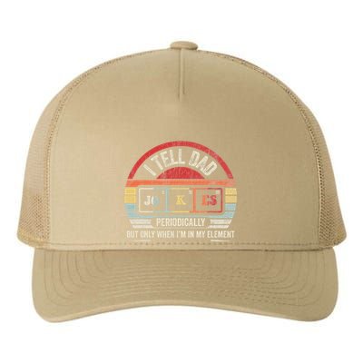 I Tell Dad Jokes Periodically Element Yupoong Adult 5-Panel Trucker Hat