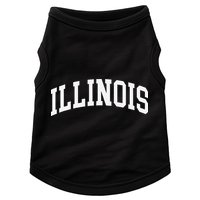 Illinois Throwback Design Classic Doggie Tank