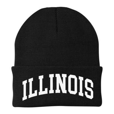 Illinois Throwback Design Classic Beanie