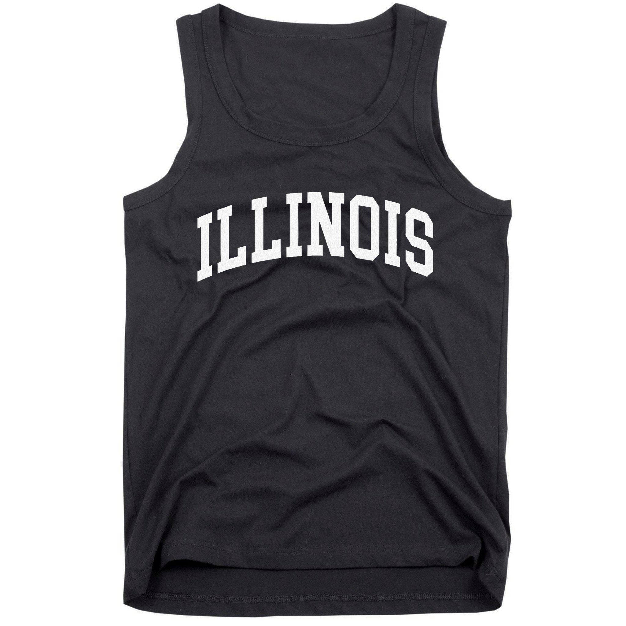 Illinois Throwback Design Classic Tank Top