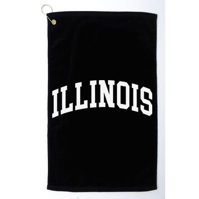 Illinois Throwback Design Classic Golf Towel