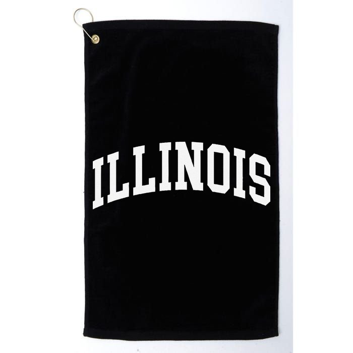 Illinois Throwback Design Classic Golf Towel