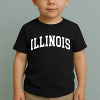 Illinois Throwback Design Classic Toddler T-Shirt