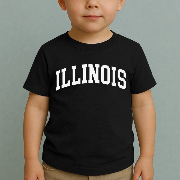 Illinois Throwback Design Classic Toddler T-Shirt