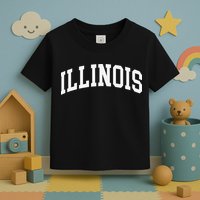 Illinois Throwback Design Classic Toddler T-Shirt