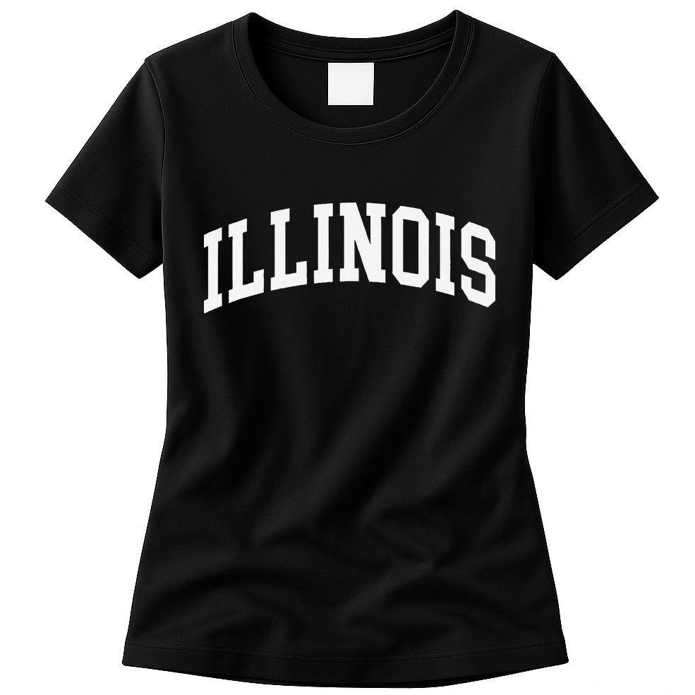 Illinois Throwback Design Classic Womens T-Shirt
