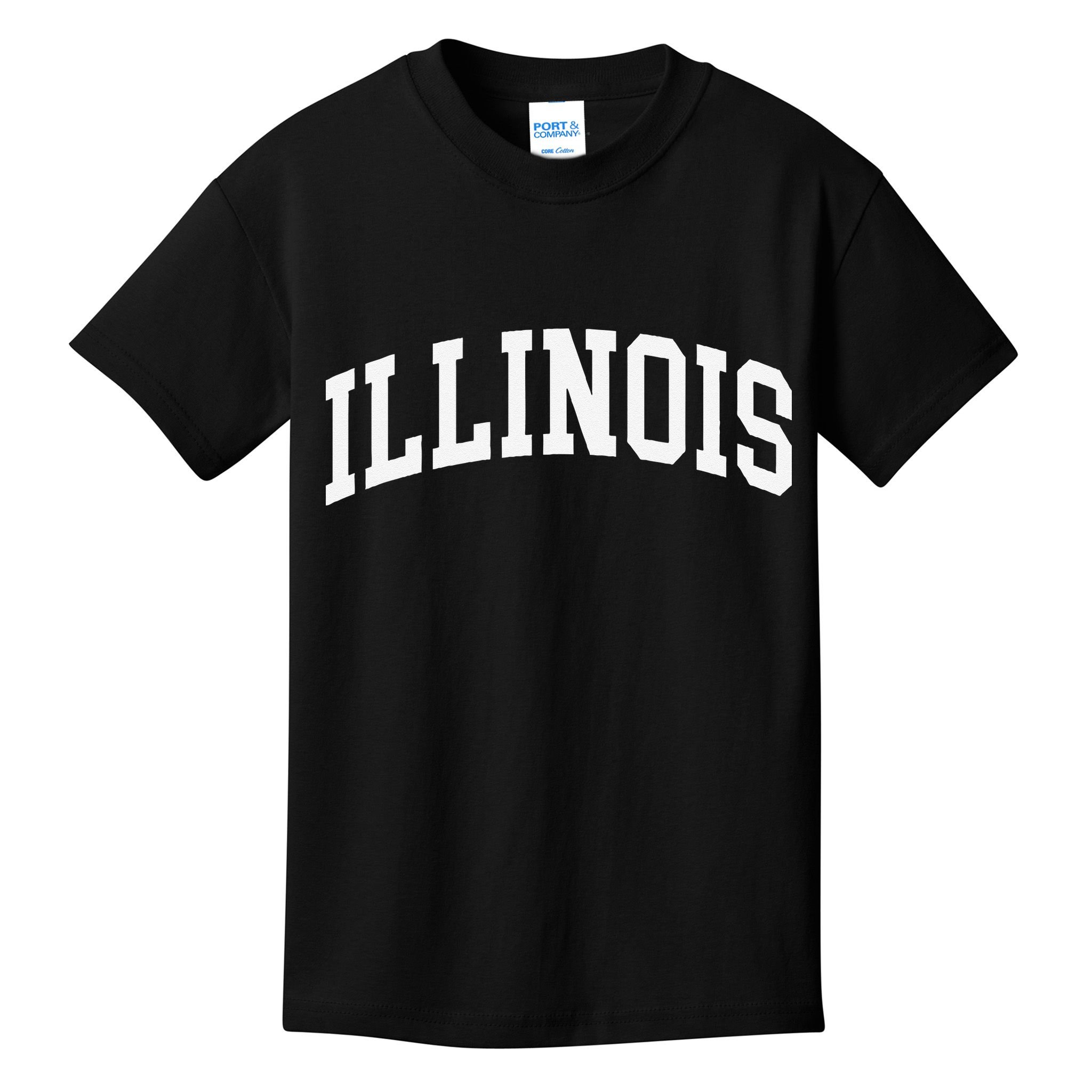 Illinois Throwback Design Classic Kids T-Shirt