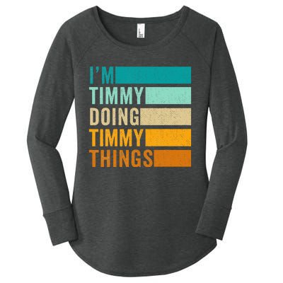 Im Timmy Doing Timmy Things Women's Perfect Tri Tunic Long Sleeve Shirt