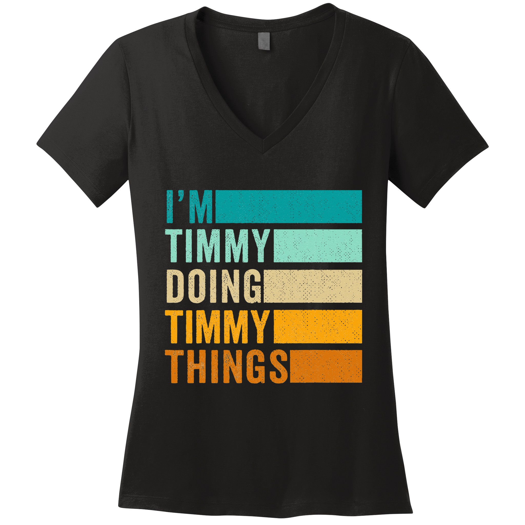 Im Timmy Doing Timmy Things Women's V-Neck T-Shirt