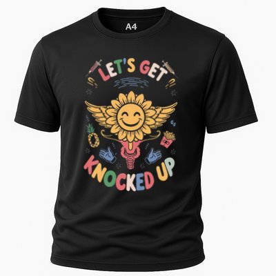 Ivf Transfer Day Infertility LetS Get That Knocked Up Performance Shirt