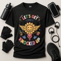 Ivf Transfer Day Infertility LetS Get That Knocked Up Performance Shirt