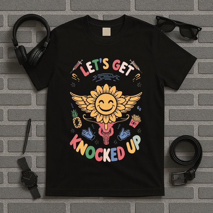 Ivf Transfer Day Infertility LetS Get That Knocked Up T-Shirt
