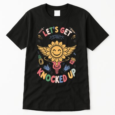 Ivf Transfer Day Infertility LetS Get That Knocked Up Tall T-Shirt