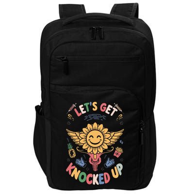 Ivf Transfer Day Infertility LetS Get That Knocked Up Impact Tech Backpack