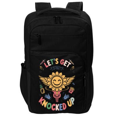 Ivf Transfer Day Infertility LetS Get That Knocked Up Impact Tech Backpack