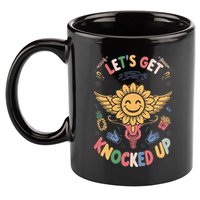 Ivf Transfer Day Infertility LetS Get That Knocked Up 11oz C Handle Ceramic Mug