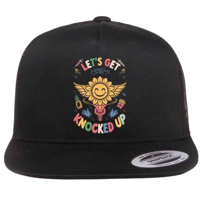Ivf Transfer Day Infertility LetS Get That Knocked Up Flatbill Hat