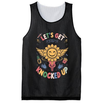 Ivf Transfer Day Infertility LetS Get That Knocked Up Mesh Reversible Basketball Jersey Tank