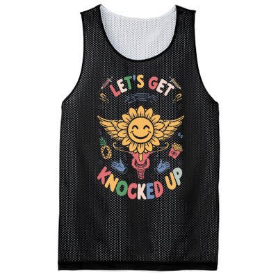 Ivf Transfer Day Infertility LetS Get That Knocked Up Mesh Reversible Basketball Jersey Tank