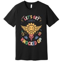 Ivf Transfer Day Infertility LetS Get That Knocked Up Premium T-Shirt