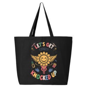 Ivf Transfer Day Infertility LetS Get That Knocked Up 25L Jumbo Tote