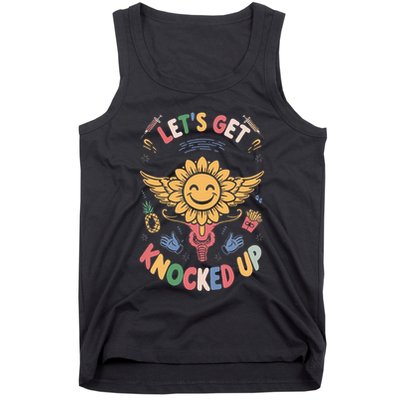 Ivf Transfer Day Infertility LetS Get That Knocked Up Tank Top