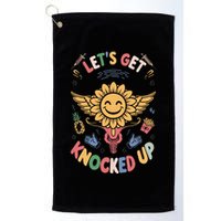 Ivf Transfer Day Infertility LetS Get That Knocked Up Golf Towel