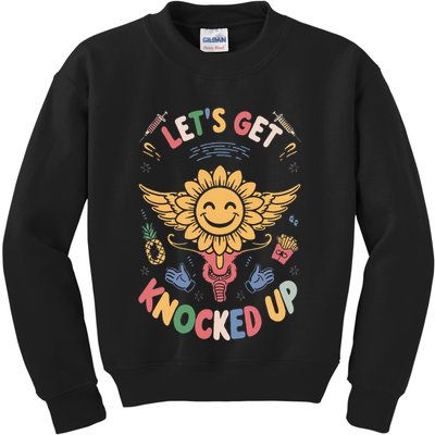 Ivf Transfer Day Infertility LetS Get That Knocked Up Kids Sweatshirt