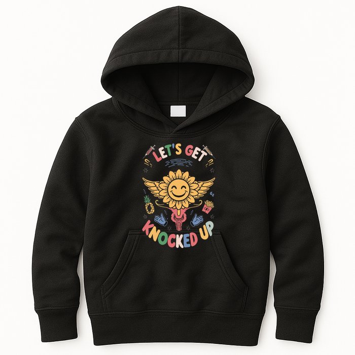 Ivf Transfer Day Infertility LetS Get That Knocked Up Kids Hoodie
