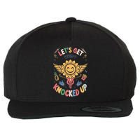 Ivf Transfer Day Infertility LetS Get That Knocked Up Wool Snapback Cap