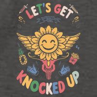 Ivf Transfer Day Infertility LetS Get That Knocked Up Vector Backpack