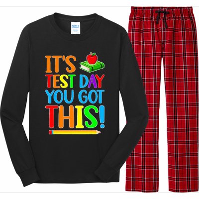 It's Test Day You Got This Funny Teacher Testing Day Long Sleeve Pajama Set