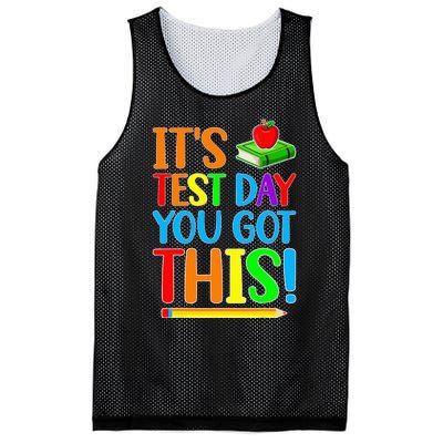 It's Test Day You Got This Funny Teacher Testing Day Mesh Reversible Basketball Jersey Tank