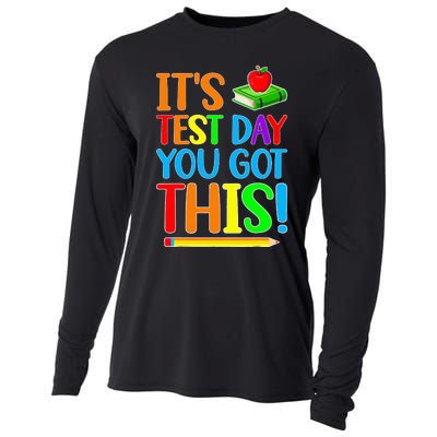 It's Test Day You Got This Funny Teacher Testing Day Cooling Performance Long Sleeve Crew