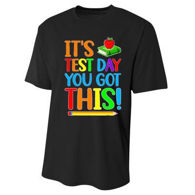 It's Test Day You Got This Funny Teacher Testing Day Performance Sprint T-Shirt