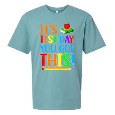 It's Test Day You Got This Funny Teacher Testing Day Sueded Cloud Jersey T-Shirt