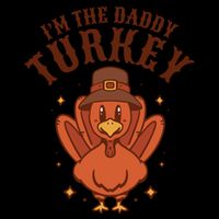 I'm The Daddy Turkey Festive Thanksgiving 7-Panel Snapback Hat