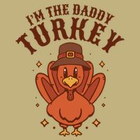 I'm The Daddy Turkey Festive Thanksgiving Cooling Performance Crew T-Shirt
