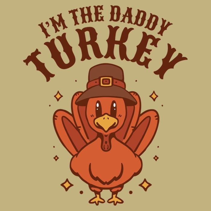I'm The Daddy Turkey Festive Thanksgiving Cooling Performance Crew T-Shirt
