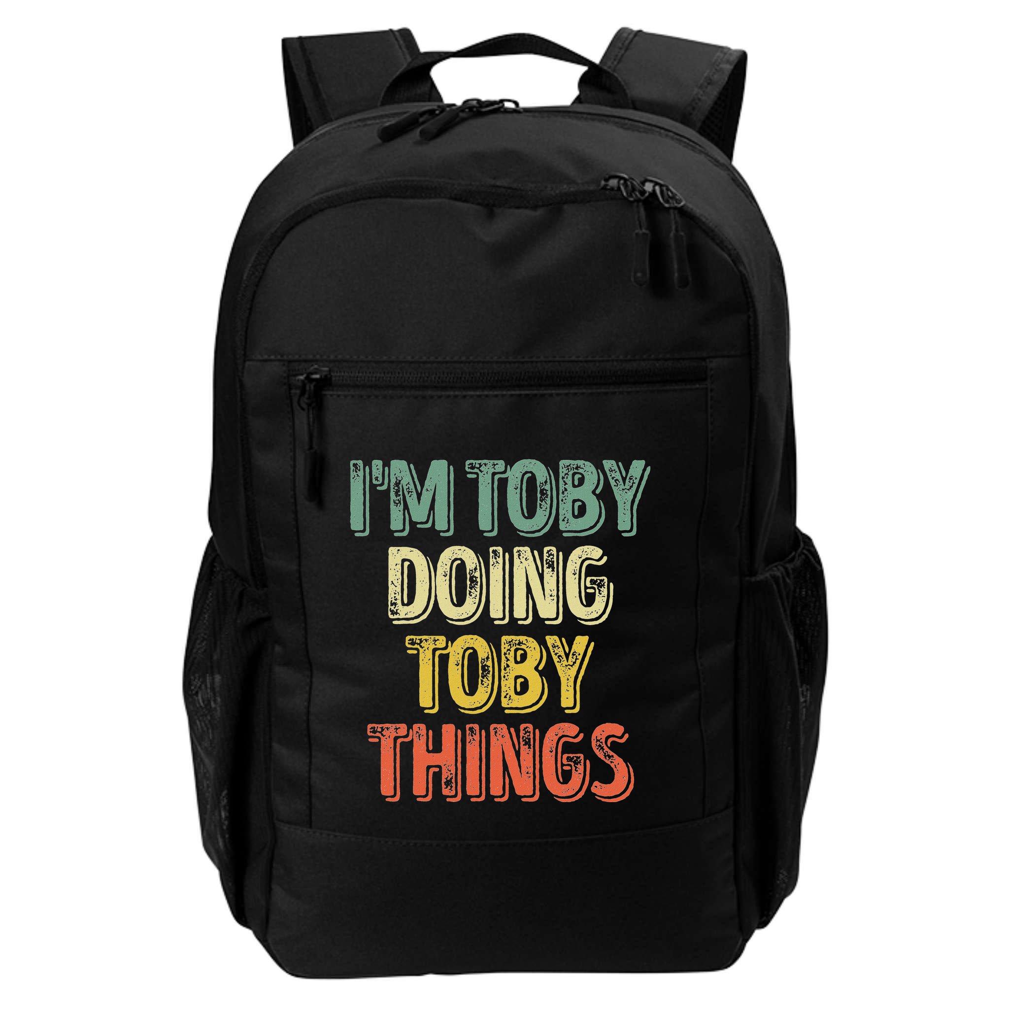 IM Toby Doing Toby Things Personalized First Name Backpack