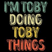 IM Toby Doing Toby Things Personalized First Name Mesh Reversible Basketball Jersey Tank