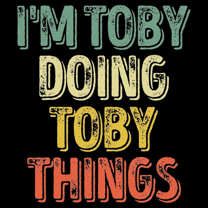 IM Toby Doing Toby Things Personalized First Name Mesh Reversible Basketball Jersey Tank