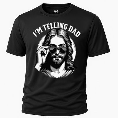 IM Telling Dad Funny Religious Christian Jesus Meme Performance Shirt
