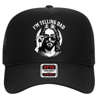 IM Telling Dad Funny Religious Christian Jesus Meme Trucker Hat